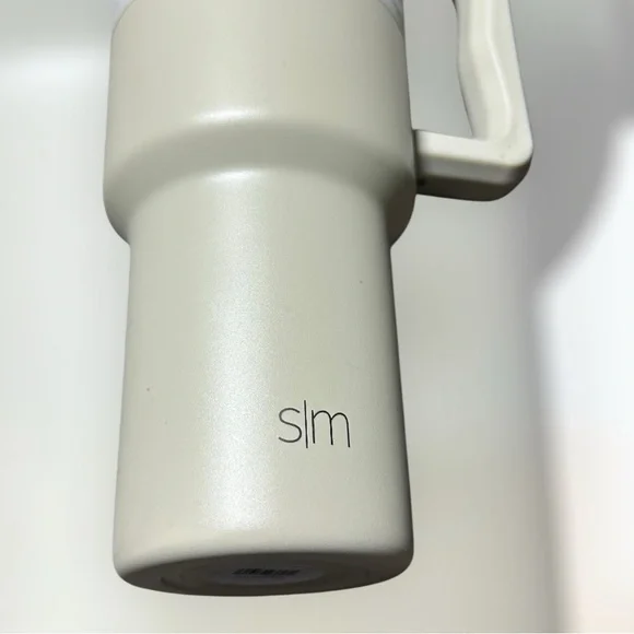 Simple Modern Beige Tumbler with Handle 40oz - Picture 3 of 5